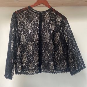 Beautiful Lace Black Top